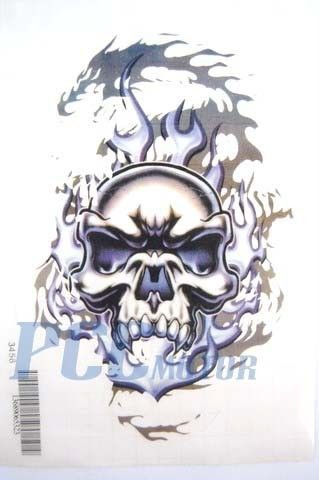 SKULL Decal Sticker ATV Motocross Buggy Honda Bike V DE19