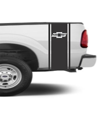 VINYL GRAPHICS DECAL STICKER TRUCK BED RACING STRIPE CHEVY 10 P326