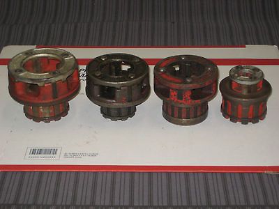 Ridgid 1” 1 ¼” 1/8” Inch Die Head Hand Threaders & Toledo No