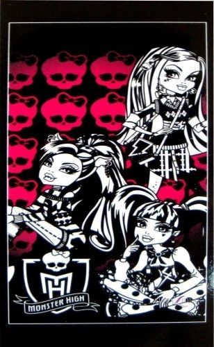 HIGH SKULLS GIRLS BLACK / PINK BEACH / BATH TOWEL GREAT GIFT IDEAS