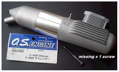 OS Engines 29525000 .91FX 91FX E 4020 SILENCER MUFFLER Missing x1