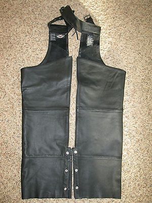 Harley Davidson Youth Size M Medium Leather Chaps