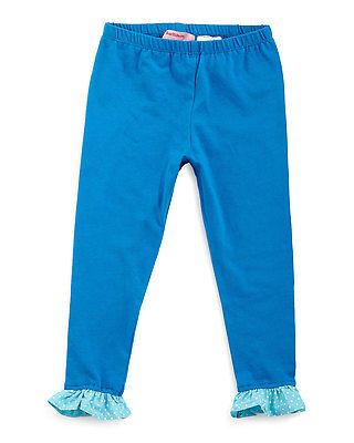 NWT BEETLEJUICE LONDON AQUA BLUE LEGGINGS SIZE 4T