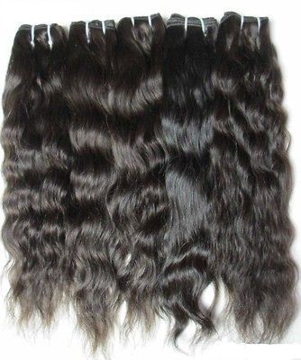 100% Indian Remy Human Hair Machine Weft 24 Natural 200gram 2 pcs 0