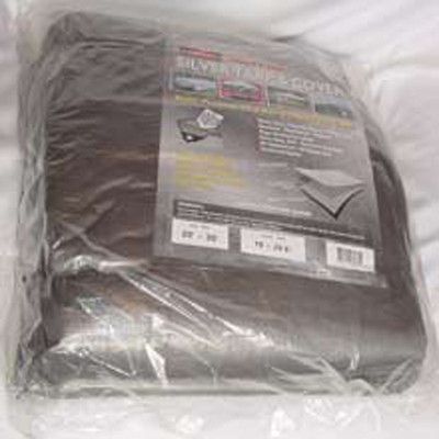 12 X 30 Heavy Duty Silver Tarp Triple Layer Cover 12x30 Foot Car Truck