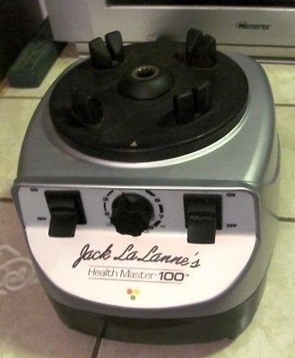 Jack LaLanne Health Master 100 Blender   Replacement BASE ONLY   Works