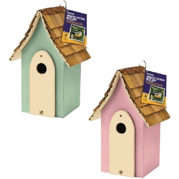 GARDMAN COUNTRY COTTAGE NEST BOX WILD BIRD CARE GARDEN WILDLIFE