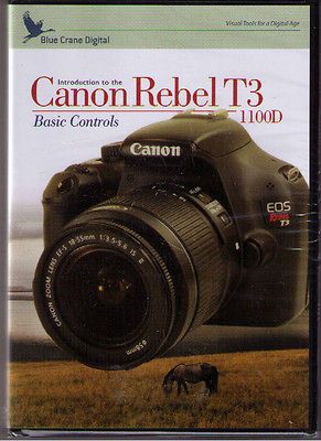 Blue Crane Canon T3 / 1100D Training DVD Brand New Free US Shipping