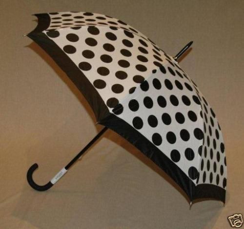 Black and White Polka Dots Umbrella. Brand New.