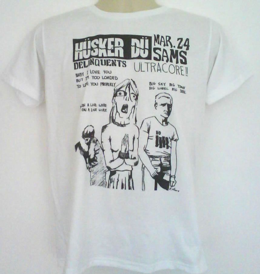 Husker du t shirt sugar punk