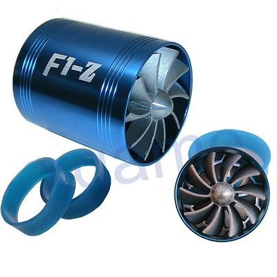 listed F1 Z UNIVERSAL AIR INTAKE DUAL TURBONAT OR TURBO FUEL SAVER FAN