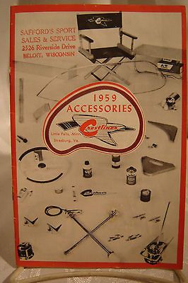 ORIGINAL 1959 CRESTLINER BOAT ACCESSORIES BROCHURE Little Falls