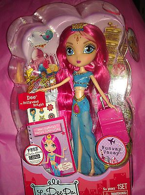 Doll (NIB) Dee as Bollywood Bright, Runway Vacay Series, Blue Outfit