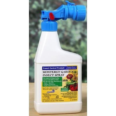 OMRI Listed BOX 4 X 16 OZ Monterey RTS Garden Insect Spray; Spinosad