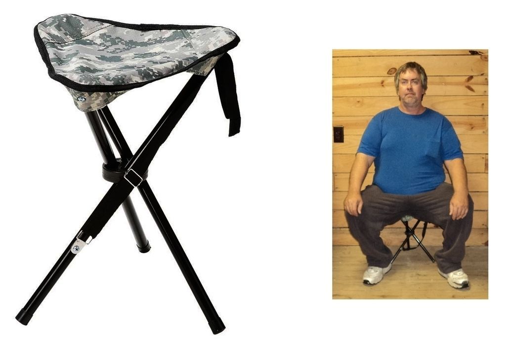 Digital Camouflage Camo Hunting Camping Hiking Survival Stool Chair