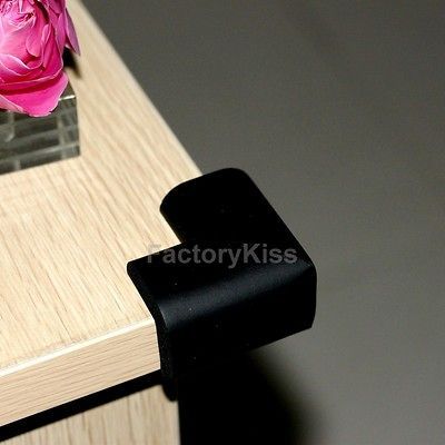 8X Black Baby Safety Security Table Desk Corner Edge Protector Cushion