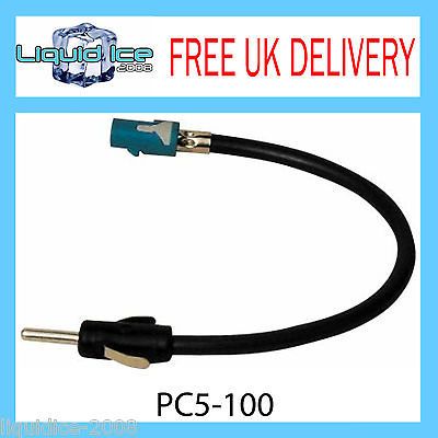 PC5 100 BMW M3 X3 X5 Z4 Z8 FAKRA DIN STEREO RADIO AERIAL ADAPTOR MAST