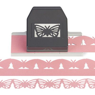 BUTTERFLY Large 2 in 1 Slim Edger Border Paper Punch   EK Success