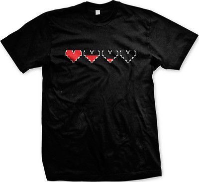 Video Game Heart Life Icon Happy Valentines Day Love Nerd TV Show Mens