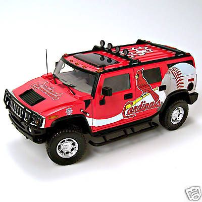 Highway 61 St. Louis Cardinals HUMMER H2 Diecast Car / Truck / SUV 1