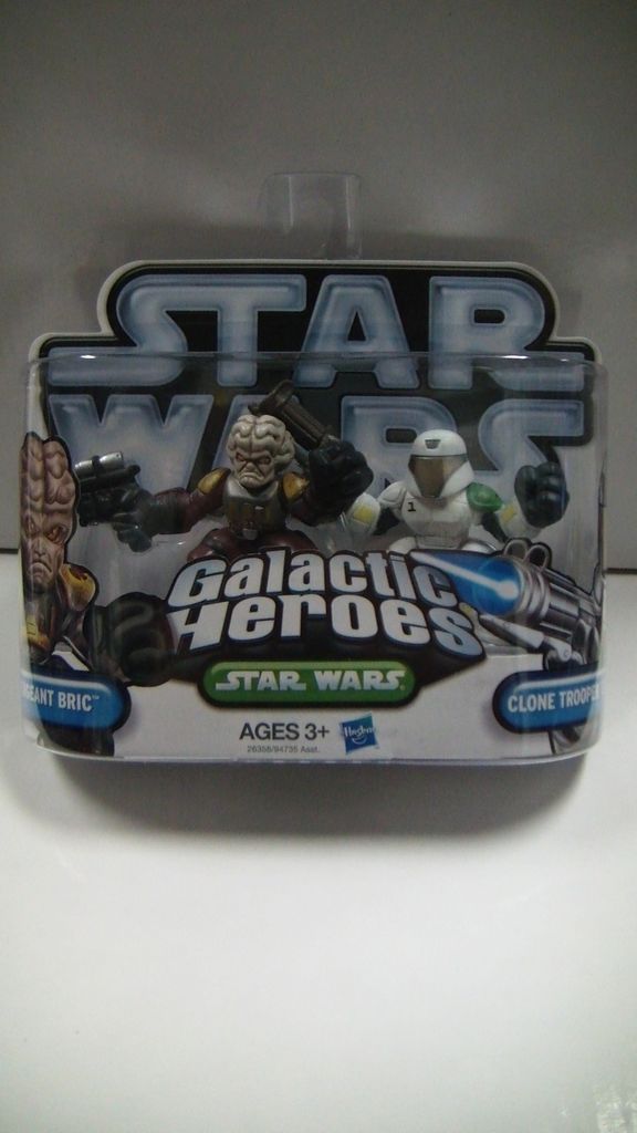 Star Wars Galactic Heroes Sergeant Bric and Clone Trooper Echo Figure