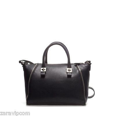 ZARA MINI BOWLING BAG WITH ZIPS Ref. 4025/204