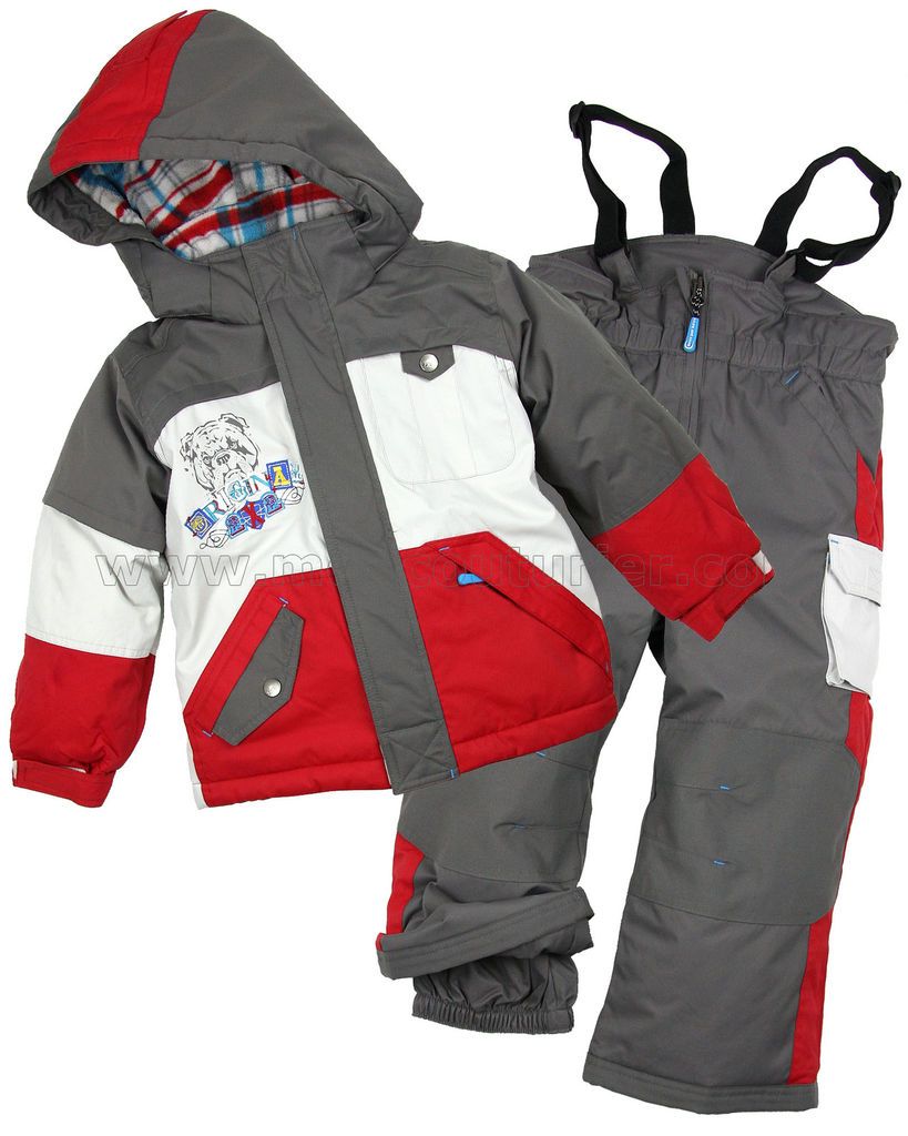 Deux par Deux Boys Snowsuit Snow Bulldog,Sizes 4, 5, 6, 7, 8