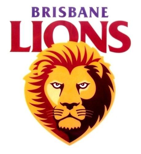 62634 BRISBANE LIONS AFL UV SMALL LOGO CAR STICKER