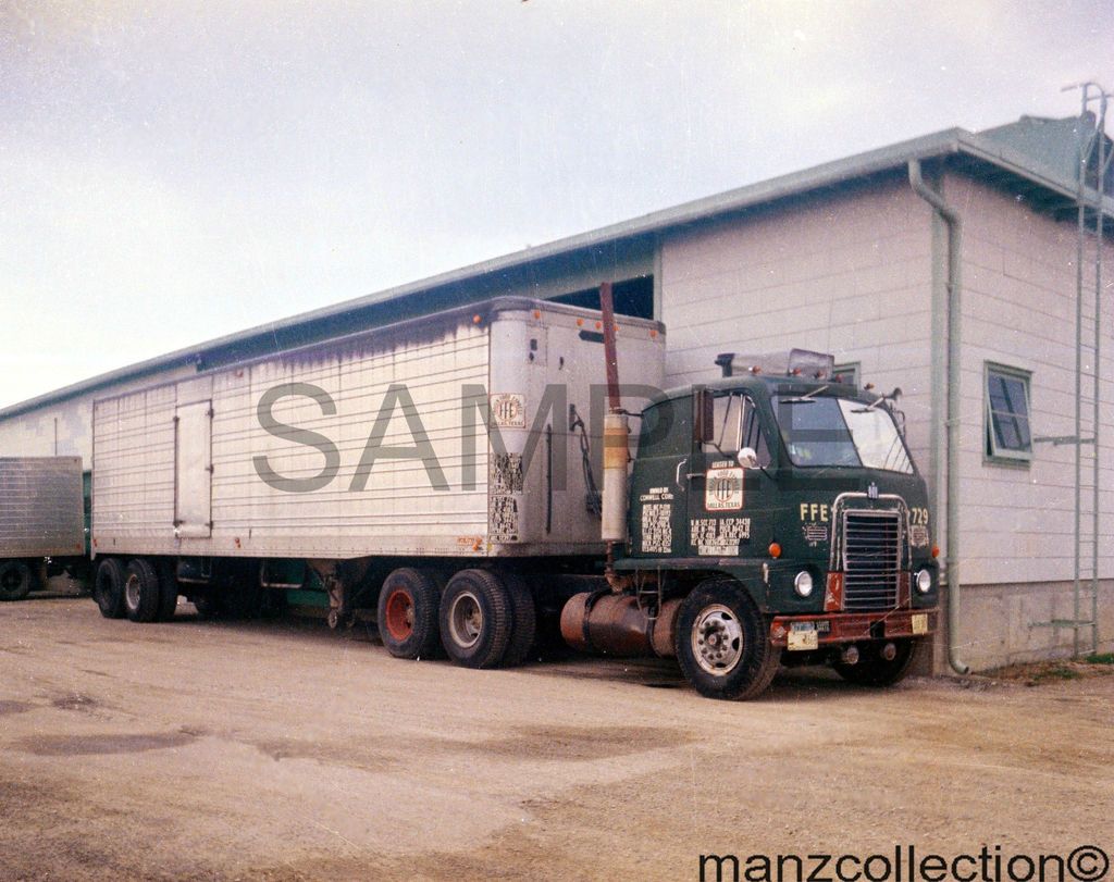 JB Hunt IHC International Semi Truck Tractor Trailer Original Slide