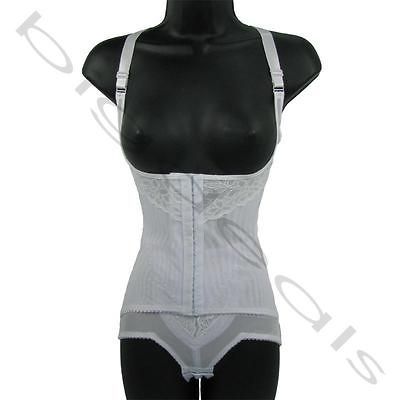 Waist Cincher Full Body Tummy Shaper 2XL Wht Control Suit Firm 38620