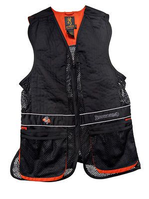 Browning Shooting Vest Deluxe+ Claymaster Ambi Black Medium Brand