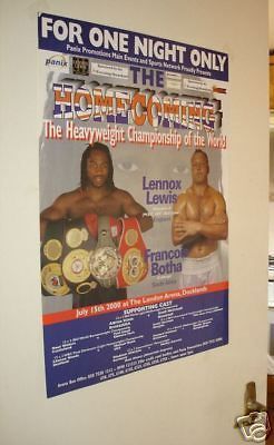 Lennox Lewis Francois Botha on site Official Poster