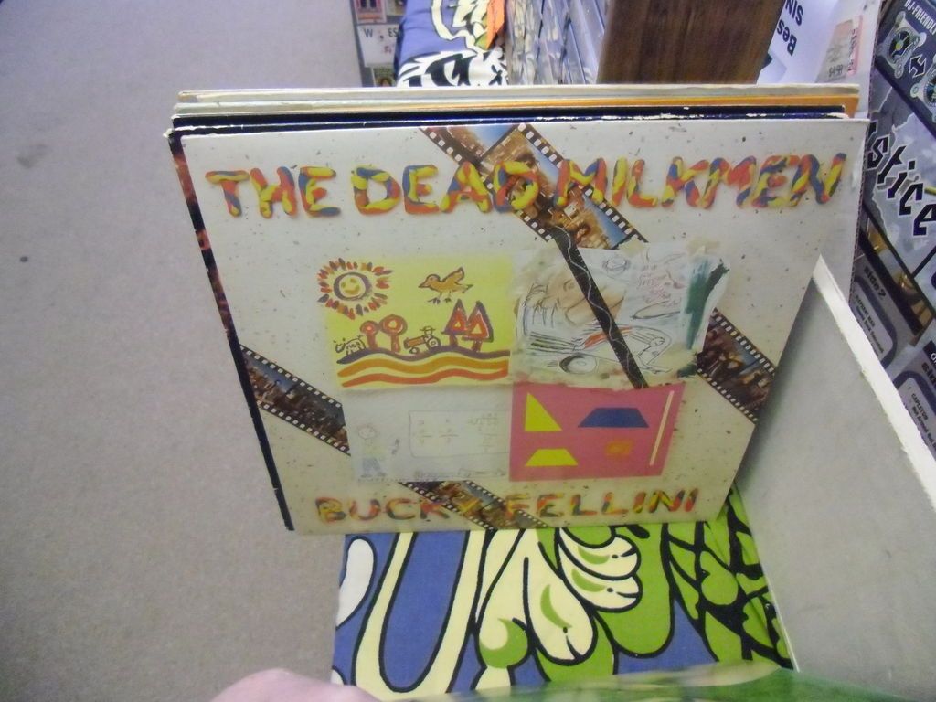 Dead Milkmen Bucky Fellini vinyl LP 1987 Fever Records EX