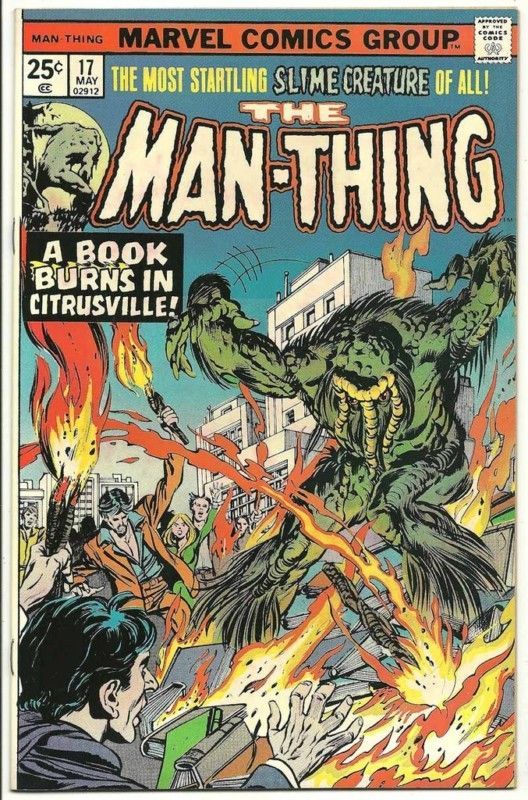 MAN THING #17 NM+ 9.6 JIM MOONEY ART