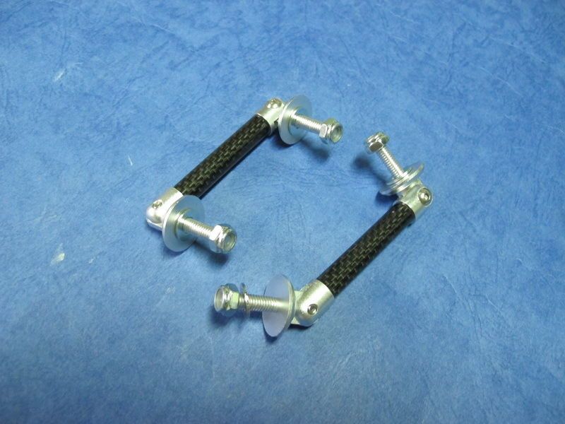 Universal Aluminum Carbon Struts Bumper Protector splitter Stabilizer