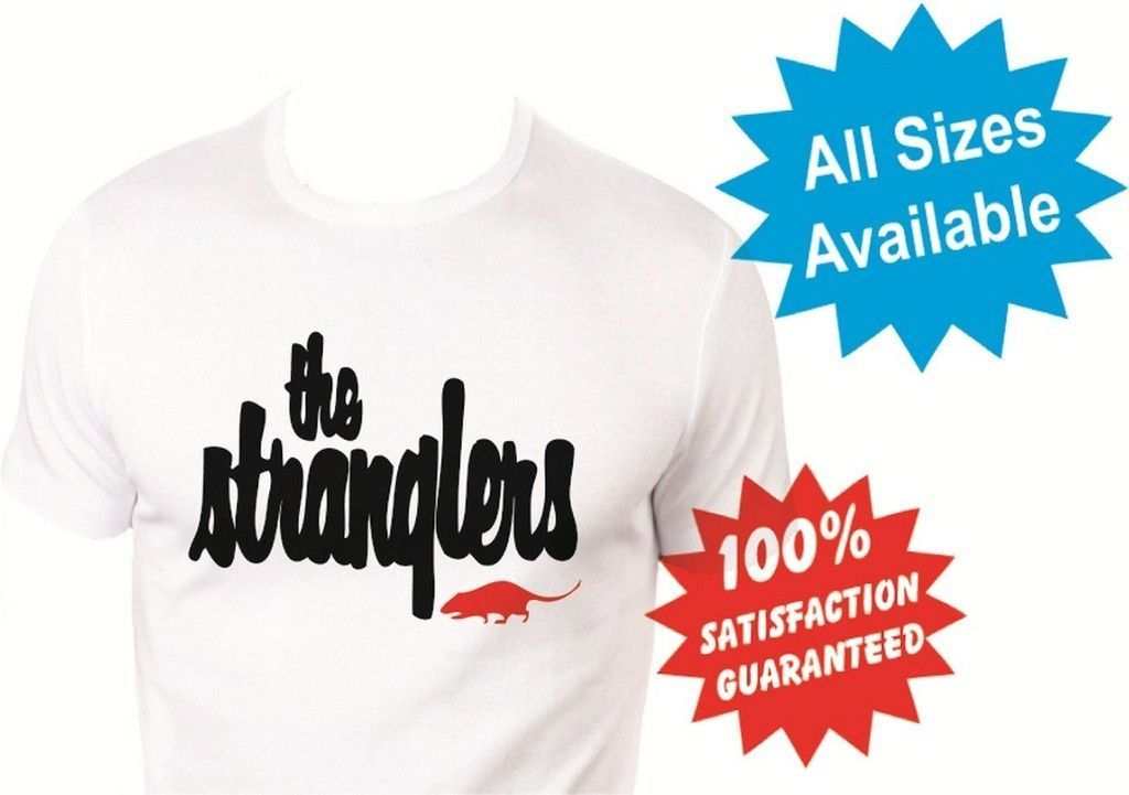 the stranglers Mens T Shirt New White Custom Print Tee