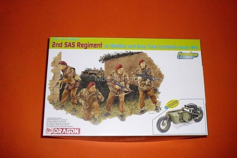 DRAGON 1/35 6586 2nd SAS Regiment w/Welbike and Drop Tu