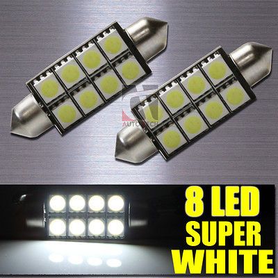 LED MAP/DOME/LICENSE PLATE LIGHTS BULBS/BULB 6000K WHITE 42MM FESTOON