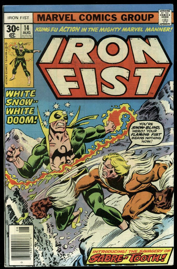 IRON FIST #14 1ST FULL APP OF SABRETOOTH MARK JEWELERS INSERT VARIANT