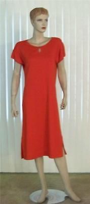 PRETTY CACHE NEW YORK CHRISTMAS BRIGHT RED KEHOLE LONG DRESS M