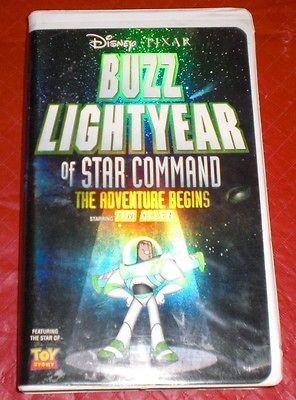 BUZZ LIGHTYEAR of Star Command VHS clamshell Disney