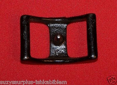 WWII Blackened Steel Calvary Bridle buckles 2 x 1  each E8801