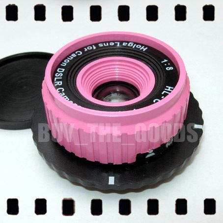 PINK HL C Lens for Canon digital camera DSLR SLR EOS 500D 600D 550D