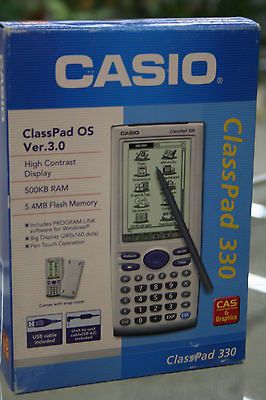 Casio ClassPad 330 CAS Graphing Calculator Pen Touch w/Computer Like