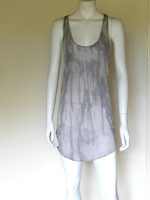 Sass & Bide Fantastic Projects Grey Tank Singlet Sleeveless Top Size