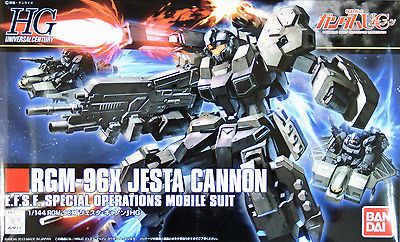 Bandai HGUC 152 GUNDAM RGM 96X JESTA CANNON 1/144 scale kit