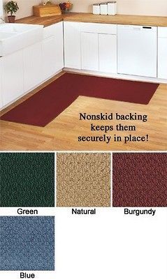 BERBER CORNER KITCHEN NON SKID RUNNER RUG SELECT FROM 4 COLORS 68 X