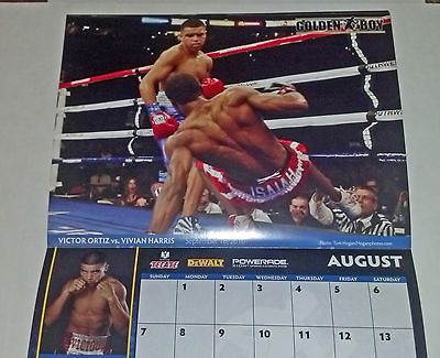 Marquez ROBERT GUERRERO 2011 Boxing Calendar Golden Boy VICTOR ORTIZ