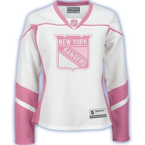 RBK FJ100 WOMENS HOCKEY JERSEY NY RANGERS L XL MSRP $55