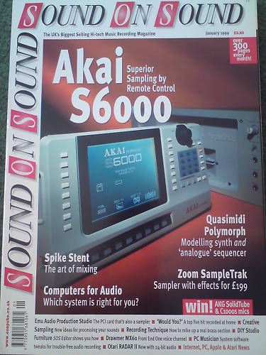 SOUND ON SOUND JANUARY 1999 AKAI QUASIMIDI ZOOM